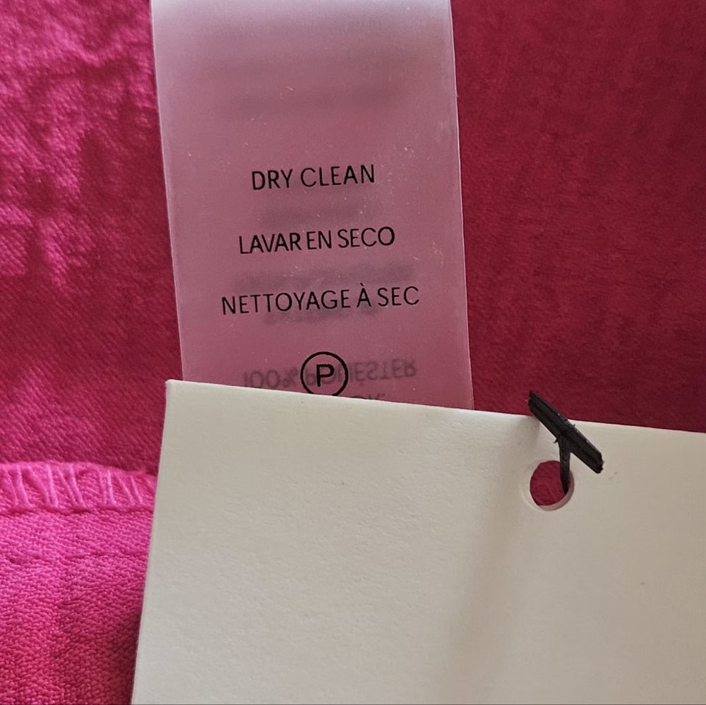 Calvin Klein Hibiscus Pink Sleeveless Button-Down Midi Dress Size 14 NWT - Picture 8 of 15